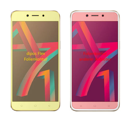 3x 3D Full Cover Schutzfolie für Oppo A71 2018