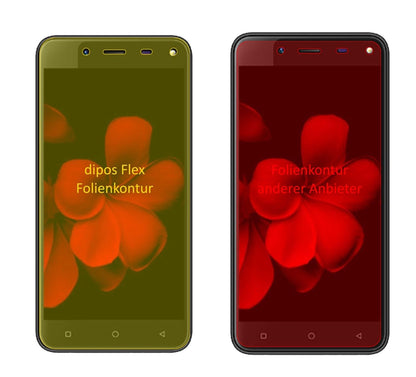 3x 3D Full Cover Schutzfolie für Karbonn Titanium Frames S7