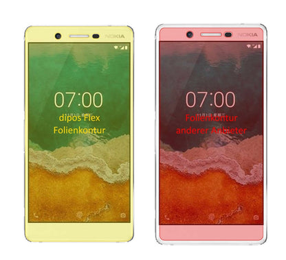 3x 3D Full Cover Schutzfolie für Nokia 7
