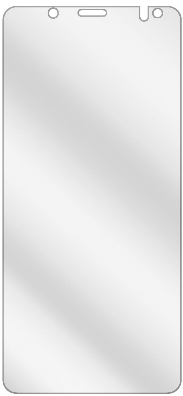 dipos Displayschutz für BQ Aquaris VS, transparente Oberfläche, geringe Dicke und perfekte Passform