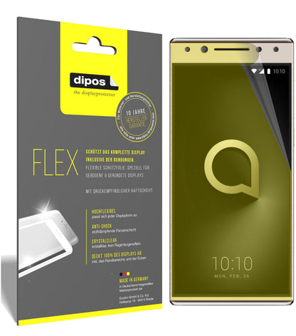 3x 3D Full Cover Schutzfolie für Alcatel 5