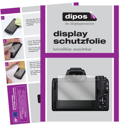 6x Schutzfolie klar für Canon EOS M50 Display-Schutzfolie