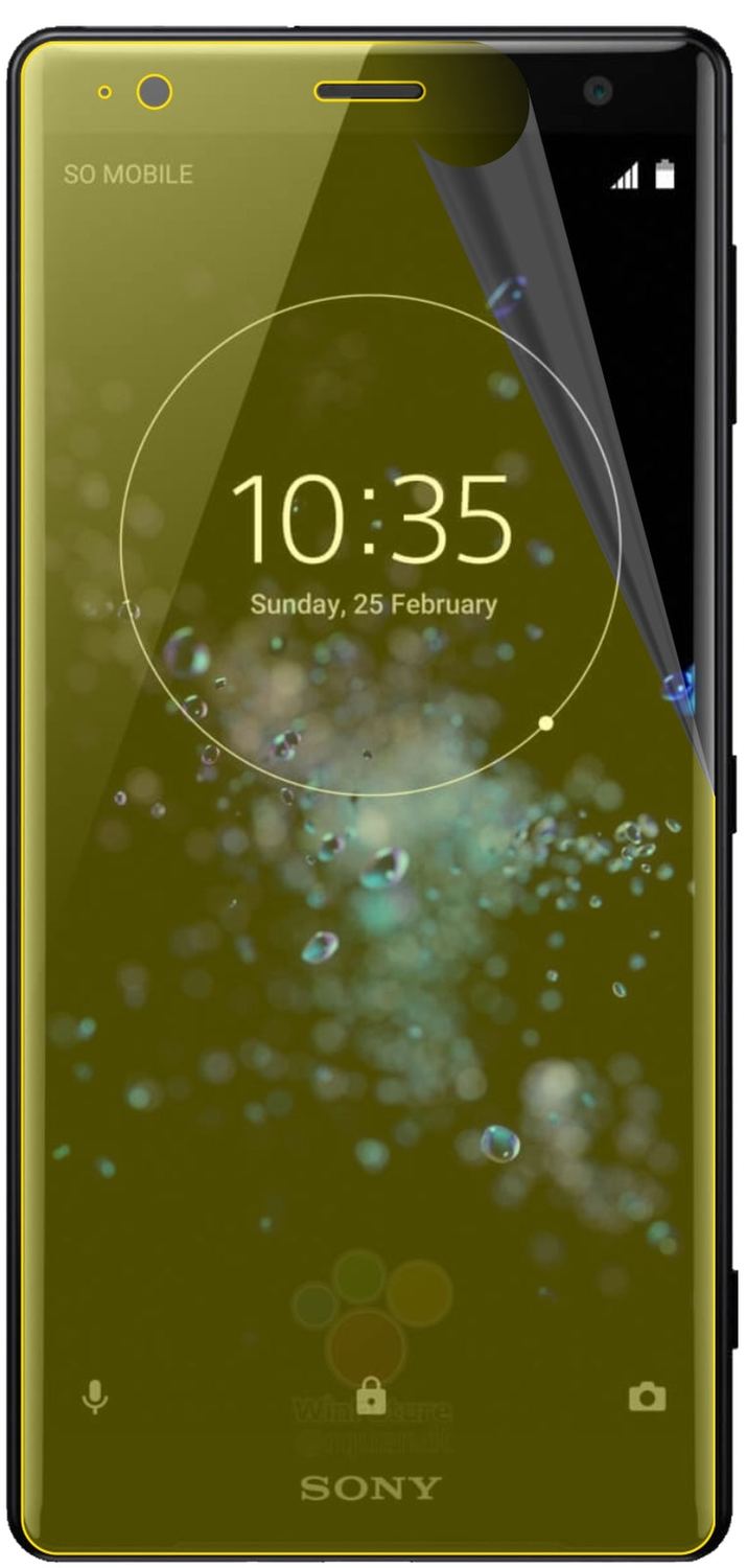 3x 3D Full Cover Schutzfolie für Sony Xperia XZ2 Compact