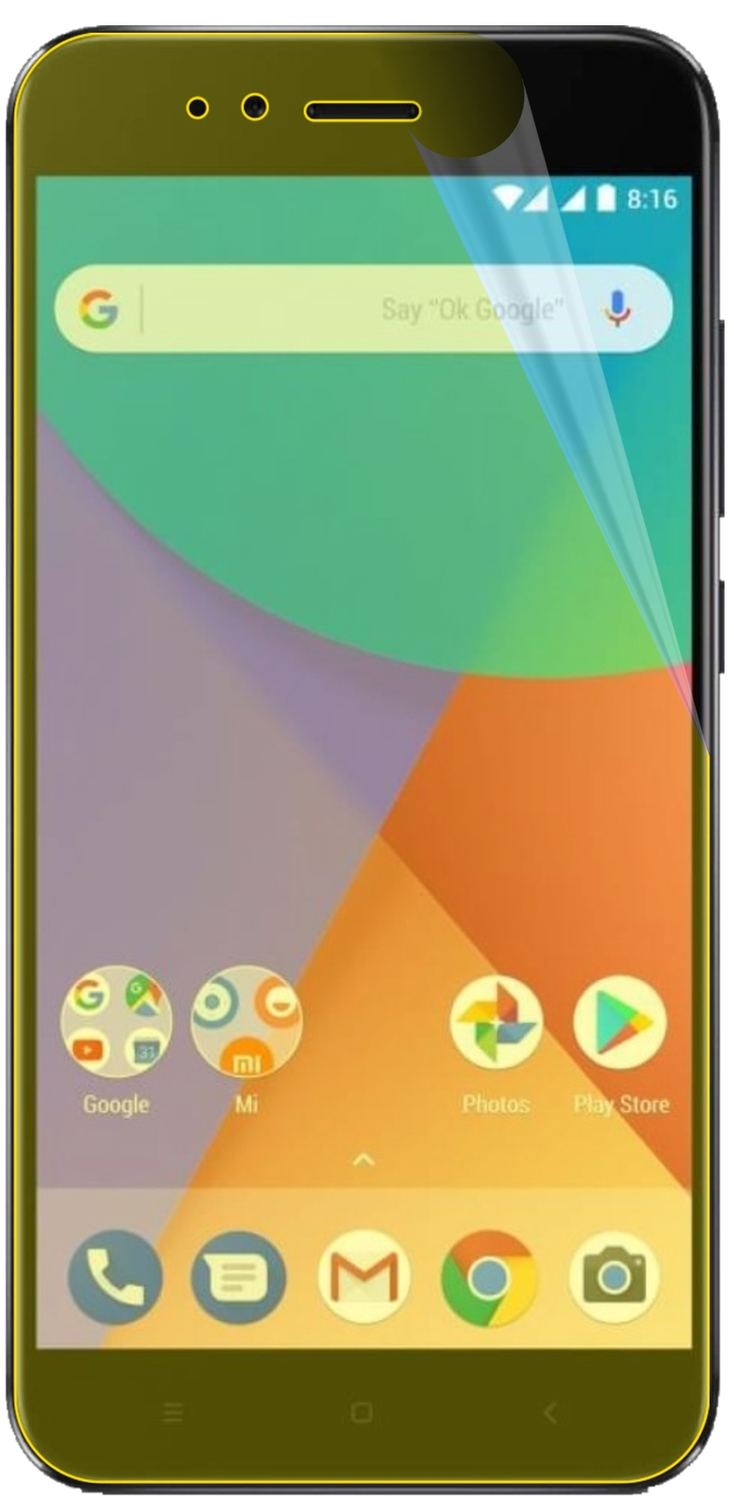 3x 3D Full Cover Schutzfolie für Xiaomi Mi A1