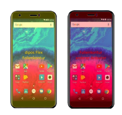 3x 3D Full Cover Schutzfolie für Archos Core 55S