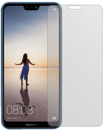 HuaweiP20 Lite mit aufgebrachter dipos Displayschutzfolie, die lästige Fingerabdrücke minimiert
