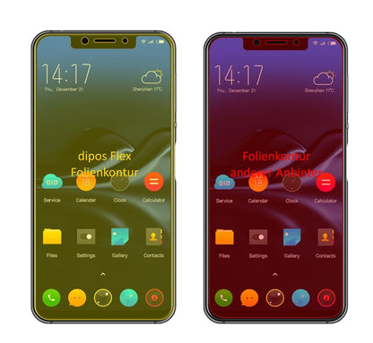 3x 3D Full Cover Schutzfolie für Elephone A4