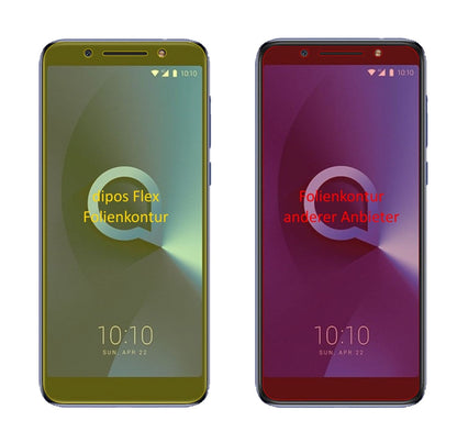 3x 3D Full Cover Schutzfolie für Alcatel 3X