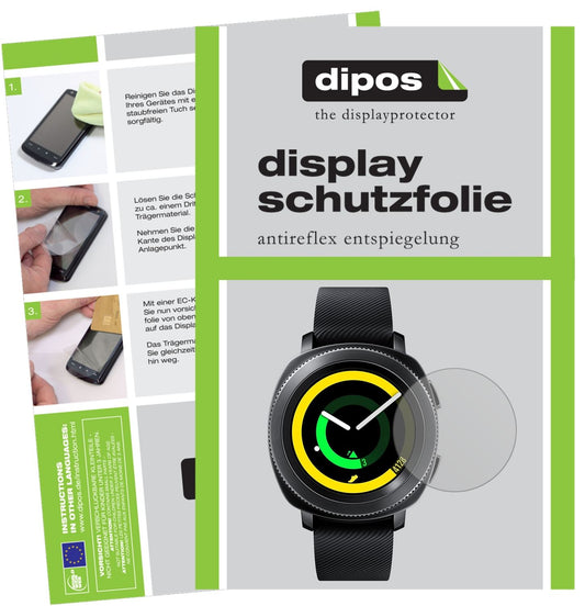 6x Schutzfolie matt für Samsung Gear Sport R600 Display-Schutzfolie