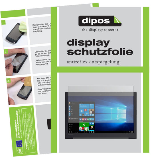 2x Schutzfolie matt für Lenovo Ideapad 320 (15.6 Zoll) Display-Schutzfolie