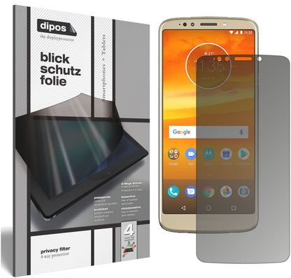 Blickschutzfolie für Motorola Moto E5 matt Schutzfolie Privacy