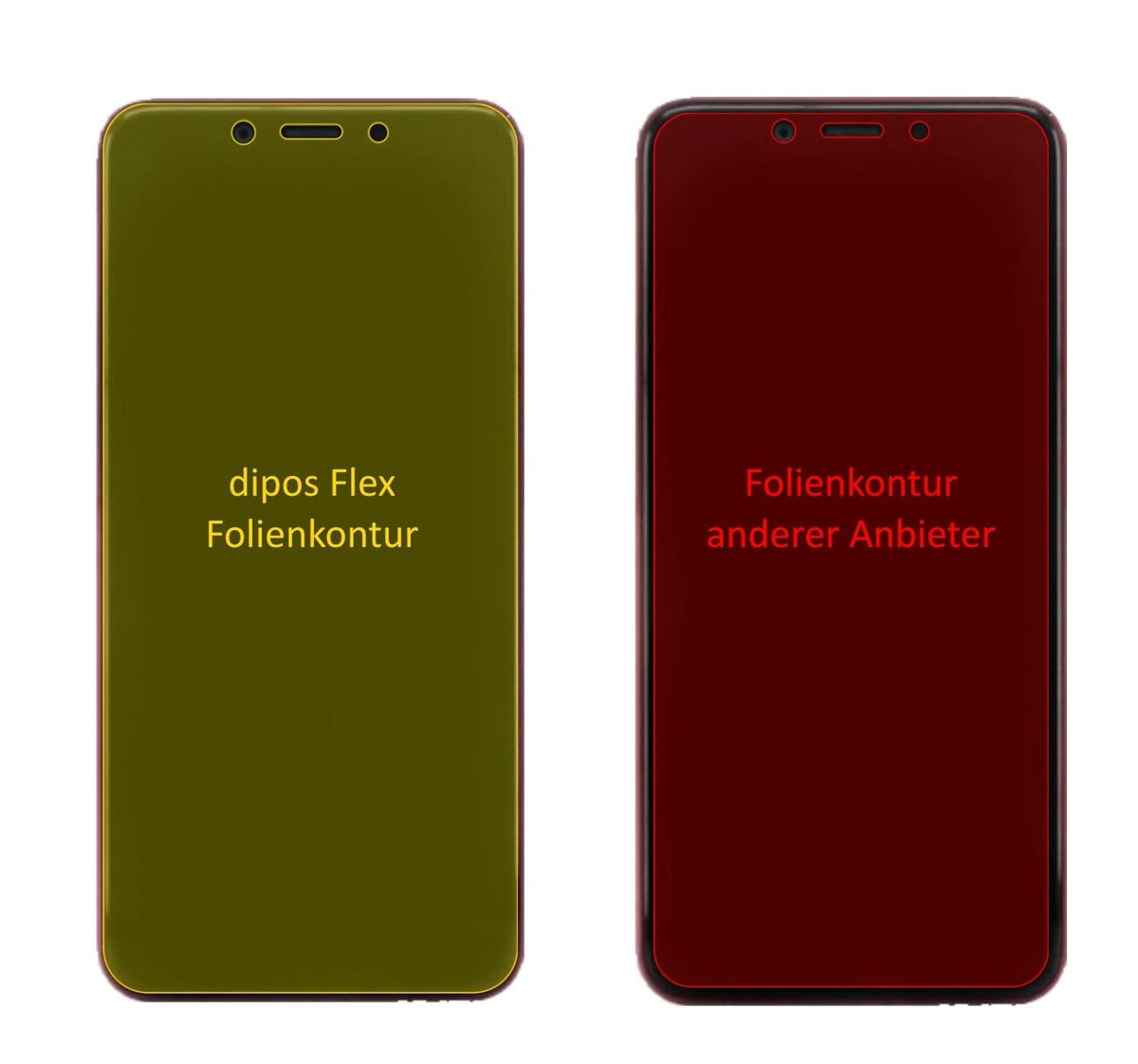 3x 3D Full Cover Schutzfolie für Xiaomi Mi A2