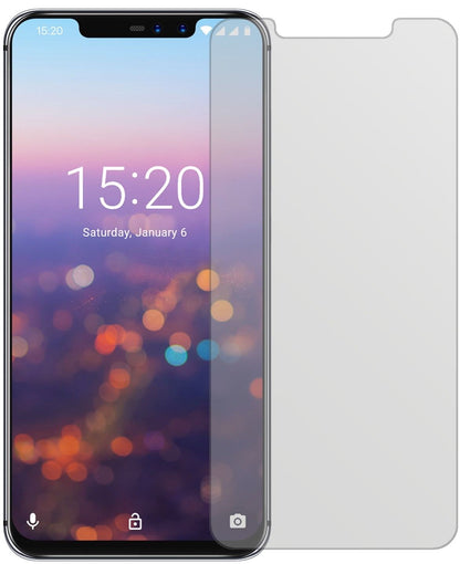 UmidigiZ2 Pro mit aufgebrachter dipos Displayschutzfolie, die lästige Fingerabdrücke minimiert
