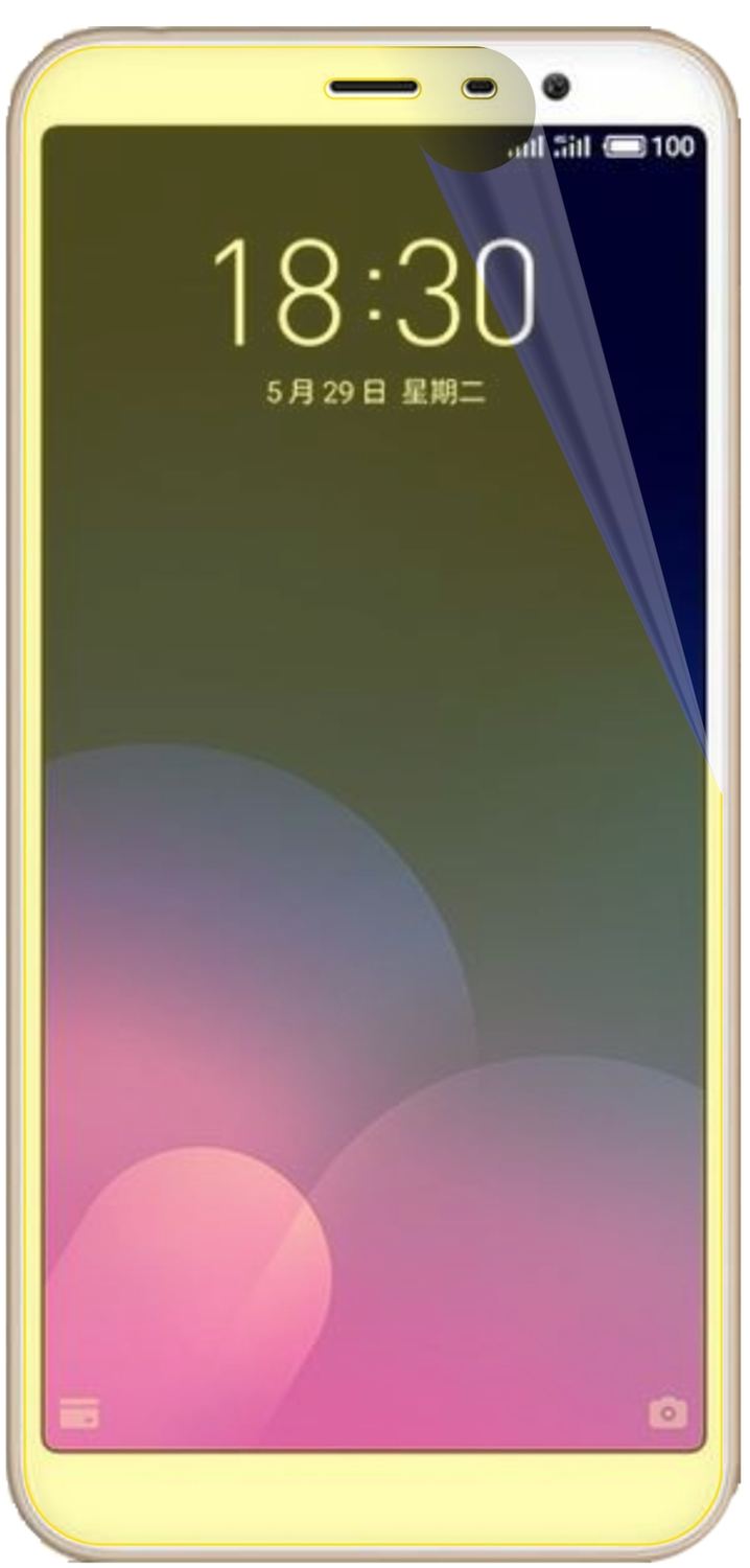 3x 3D Full Cover Schutzfolie für Meizu M6T