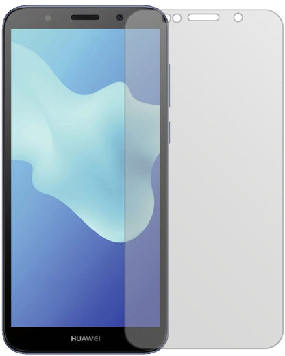 HuaweiY5 2018 mit aufgebrachter dipos Displayschutzfolie, die lästige Fingerabdrücke minimiert