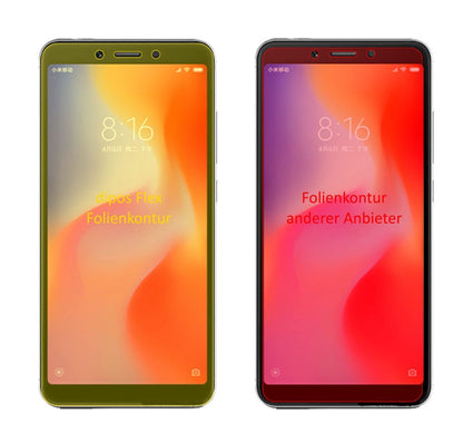 3x 3D Full Cover Schutzfolie für Xiaomi Redmi 6
