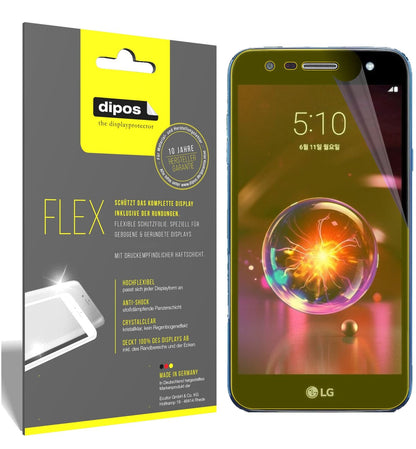 3x 3D Full Cover Schutzfolie für LG X5 2018