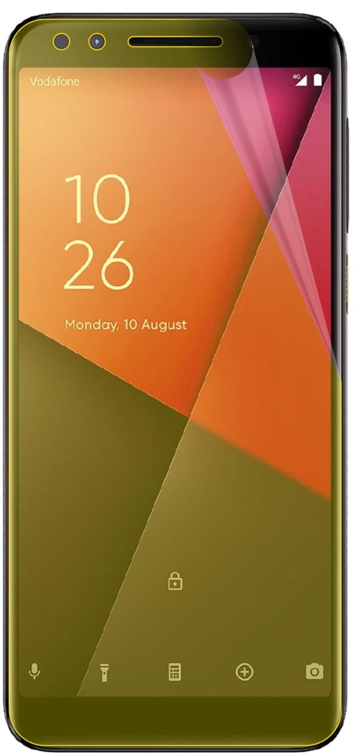 3x 3D Full Cover Schutzfolie für Vodafone Smart N9