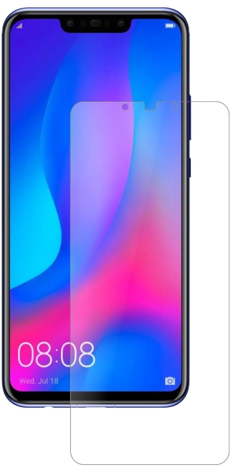 HuaweiNova 3i mit aufgebrachter dipos Panzerfolie, die lästige Fingerabdrücke minimiert