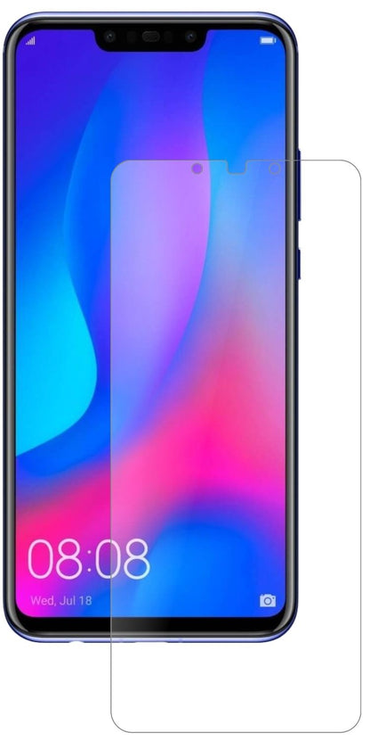 HuaweiNova 3i mit aufgebrachter dipos Panzerfolie, die lästige Fingerabdrücke minimiert