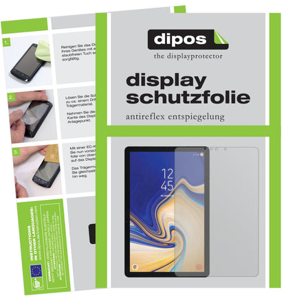 2x Schutzfolie matt für Samsung Galaxy Tab S4 Display-Schutzfolie