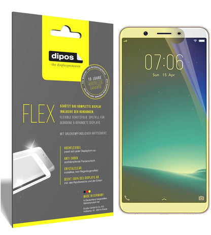 Klare Displayschutzfolie von dipos passend für Vivo Y71i, 100% Displayabdeckung und blasenfreie Montage