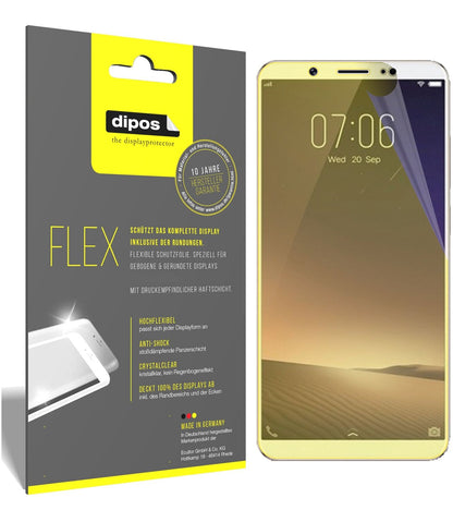 3x 3D Full Cover Schutzfolie für Vivo Z10