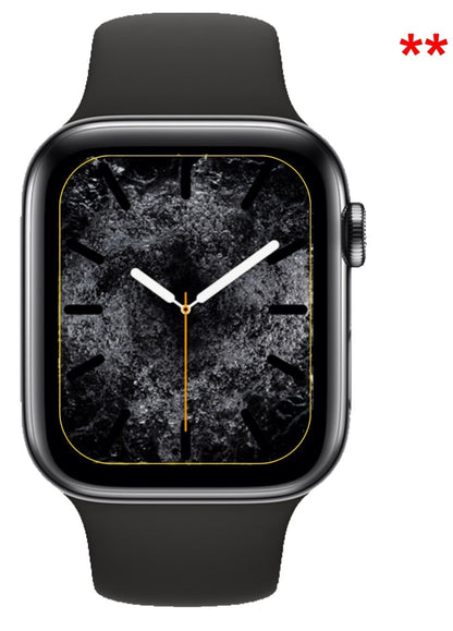 6x Schutzfolie klar für Apple Watch Series 4 44mm Display-Schutzfolie