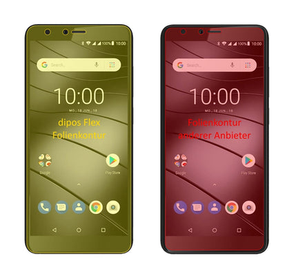 3x 3D Full Cover Schutzfolie für Gigaset GS100