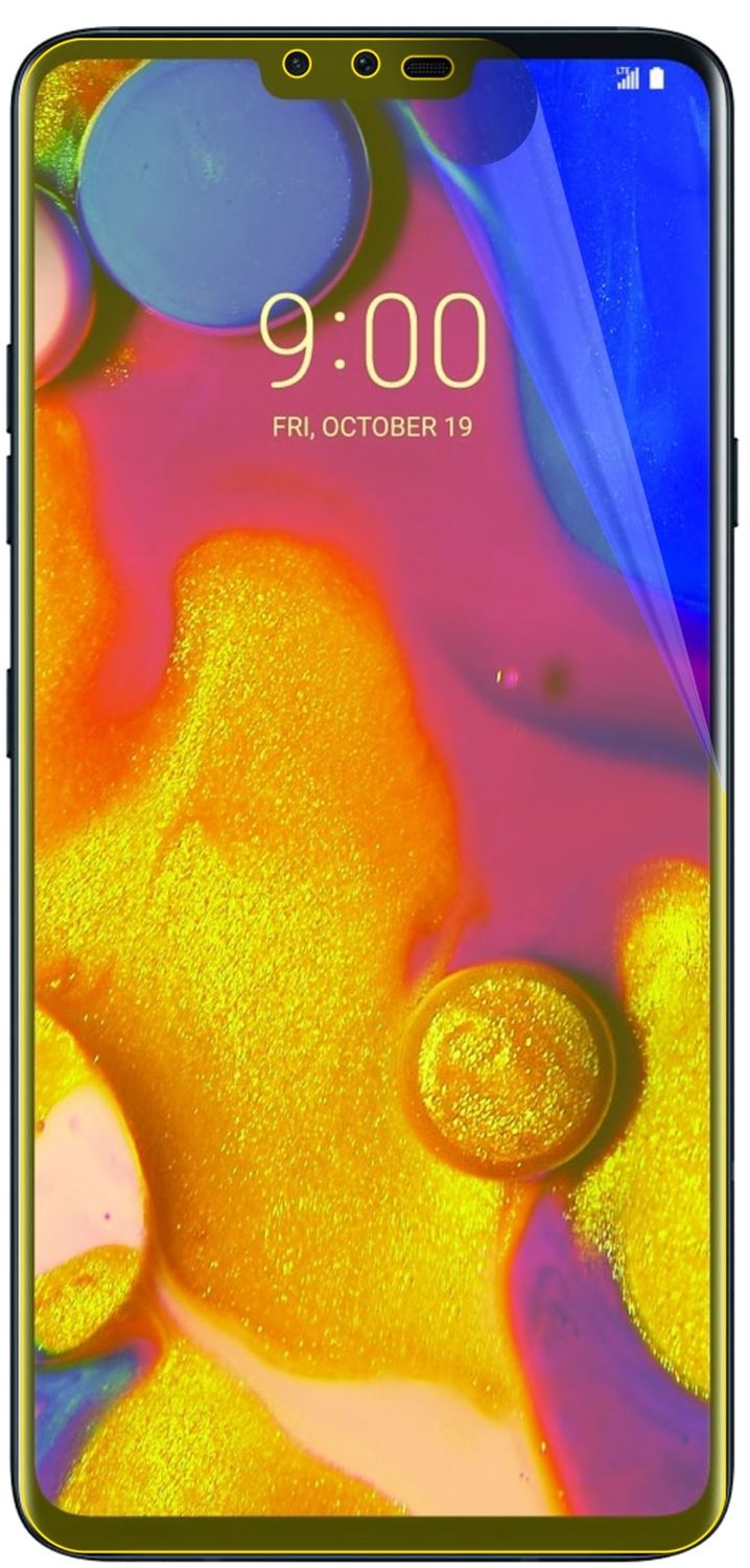 3x 3D Full Cover Schutzfolie für LG V40 ThinQ