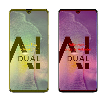 3x 3D Full Cover Schutzfolie für Huawei Mate 20