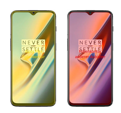 3x 3D Full Cover Schutzfolie für OnePlus 6T