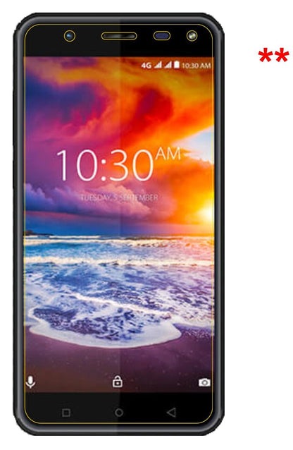 Dünne und klare Folie passend zugeschnitten für Karbonn Titanium Jumbo 3