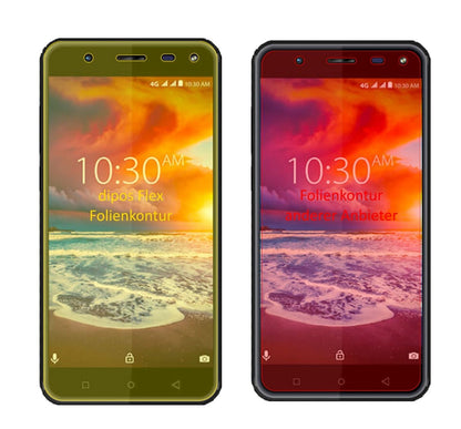 3x 3D Full Cover Schutzfolie für Karbonn Titanium Jumbo 3