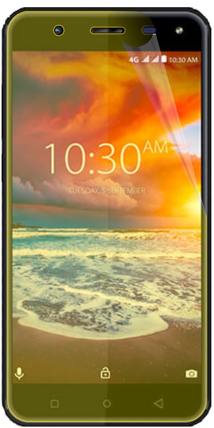 3x 3D Full Cover Schutzfolie für Karbonn Titanium Jumbo 3