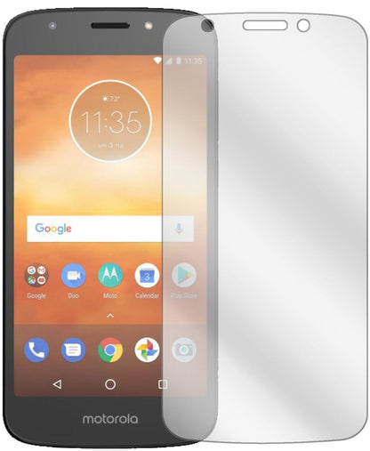 MotorolaMoto E5 Play Go mit aufgebrachter dipos Displayschutzfolie, glasklare Darstellung ohne Einschränkungen