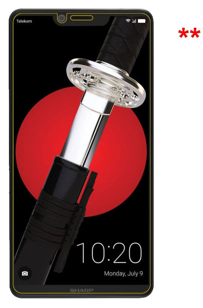 Dünne und klare Folie passend zugeschnitten für Sharp Aquos D10