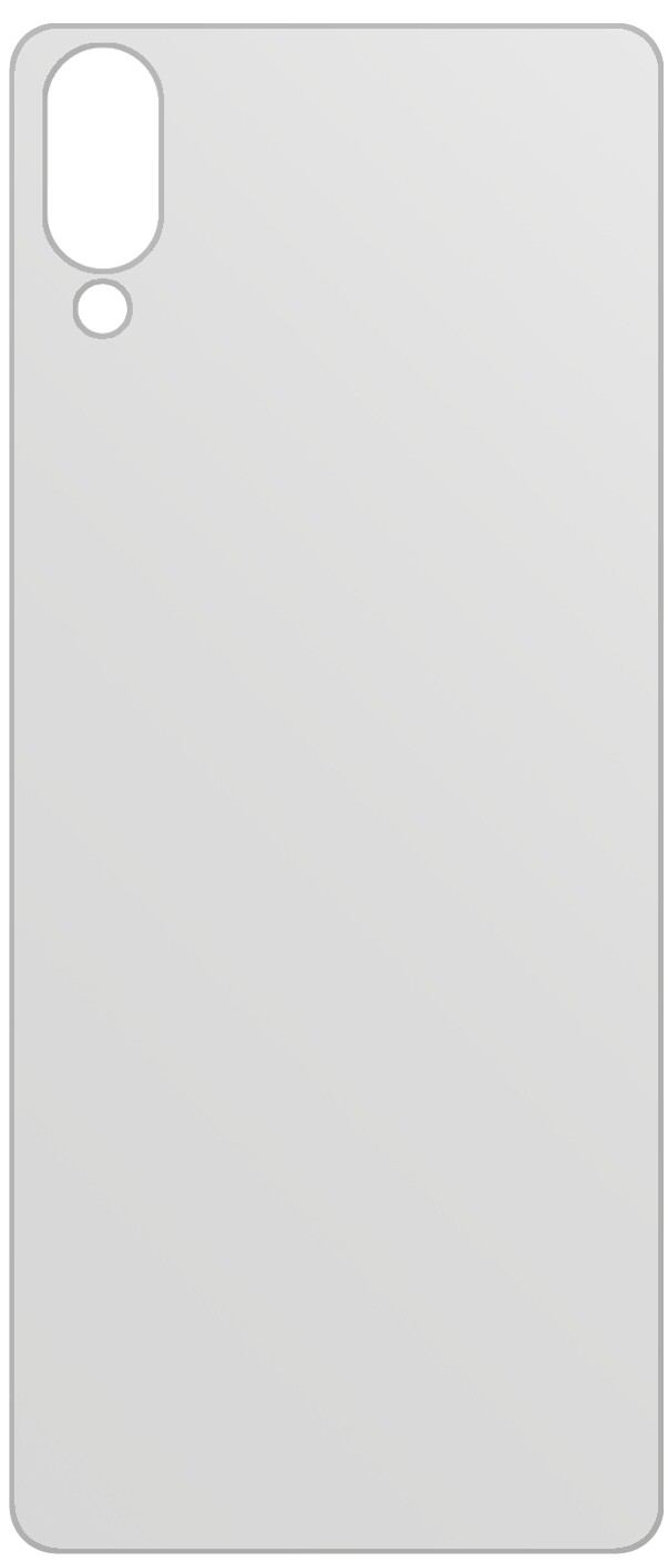 dipos Displayschutz für Vivo X23 Rückseite, mattierte Oberfläche, geringe Dicke und perfekte Passform