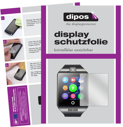 6x Schutzfolie klar für InterActive SmartWatch Q18 Display-Schutzfolie