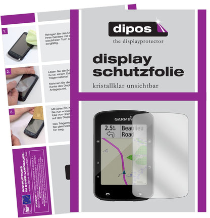3x Schutzfolie klar für Garmin Edge 520 Plus Display-Schutzfolie