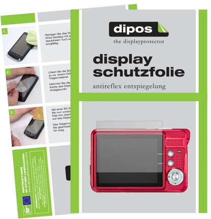 6x Schutzfolie matt für AbergBest DC5100B Digitalkamera Display-Schutzfolie
