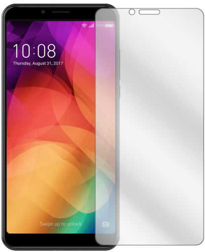 CoolpadNote 8 mit aufgebrachter dipos Displayschutzfolie, glasklare Darstellung ohne Einschränkungen