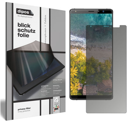 Blickschutzfolie für Highscreen Power Five Max 2 matt Schutzfolie Privacy