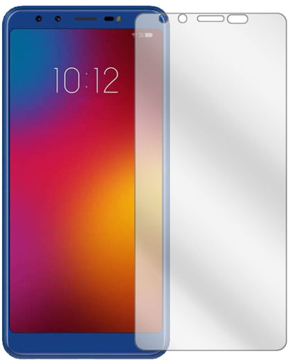 LenovoK9 mit aufgebrachter dipos Displayschutzfolie, glasklare Darstellung ohne Einschränkungen