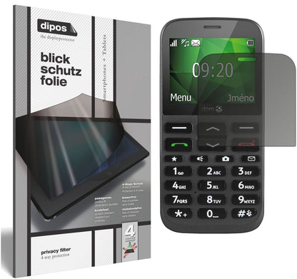 Blickschutzfolie für Doro 1370 matt Schutzfolie Privacy