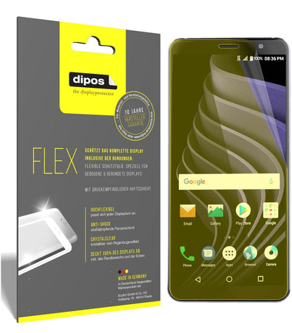 3x 3D Full Cover Schutzfolie für ZTE Blade Max View
