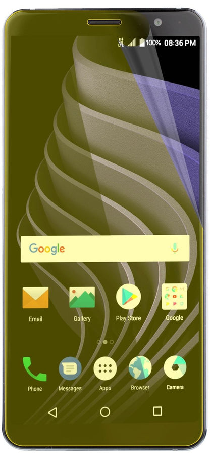 3x 3D Full Cover Schutzfolie für ZTE Blade Max View