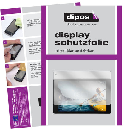 2x Schutzfolie klar für Medion Lifetab P10612 Display-Schutzfolie