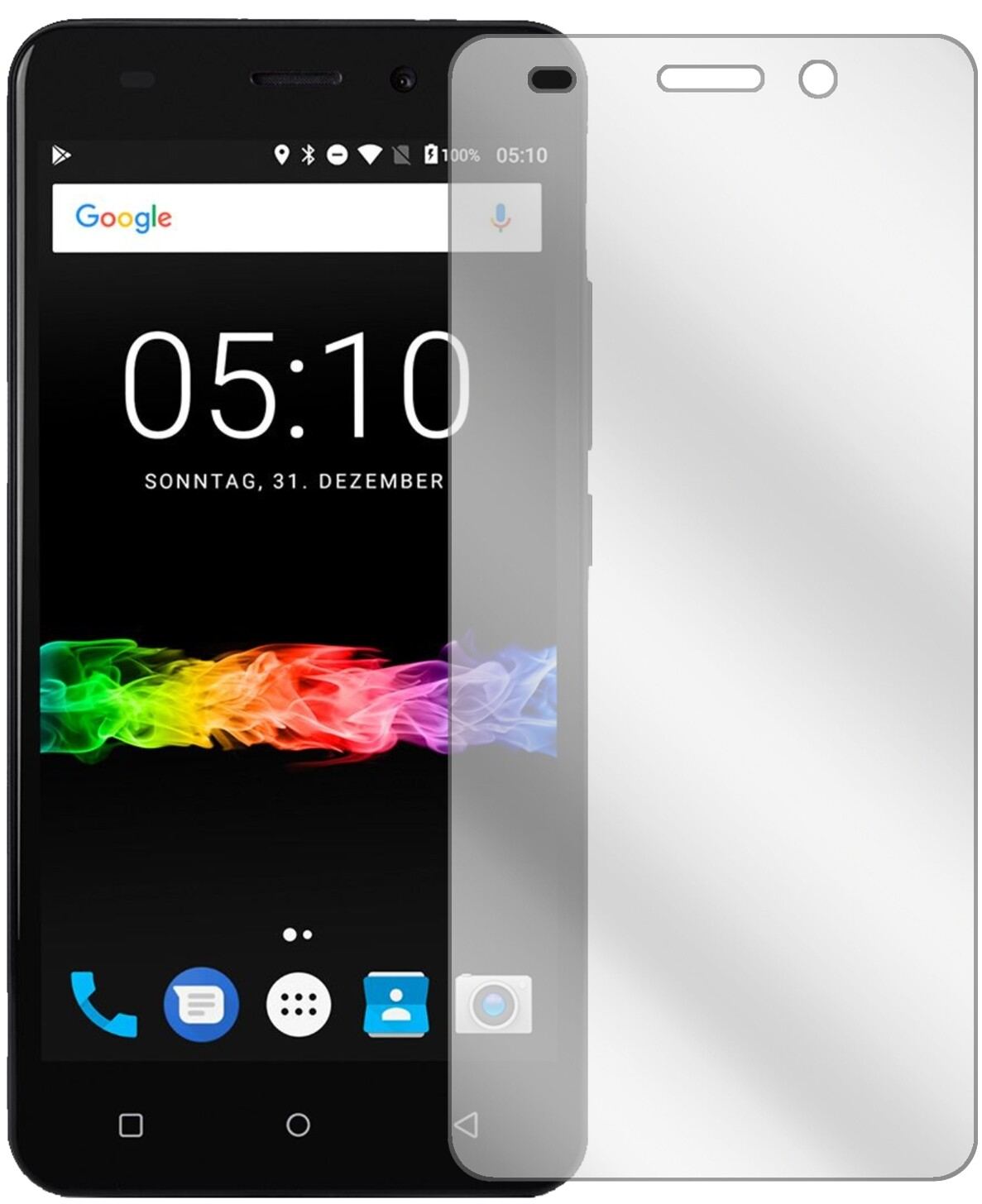 2x Schutzfolie klar für Swisstone SD 510 Display-Schutzfolie