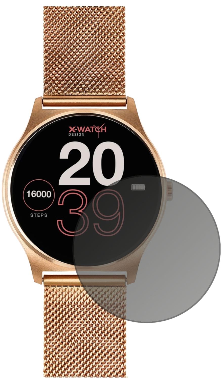 Blickschutzfolie für Joli XW Pro Smartwatch matt Schutzfolie Privacy